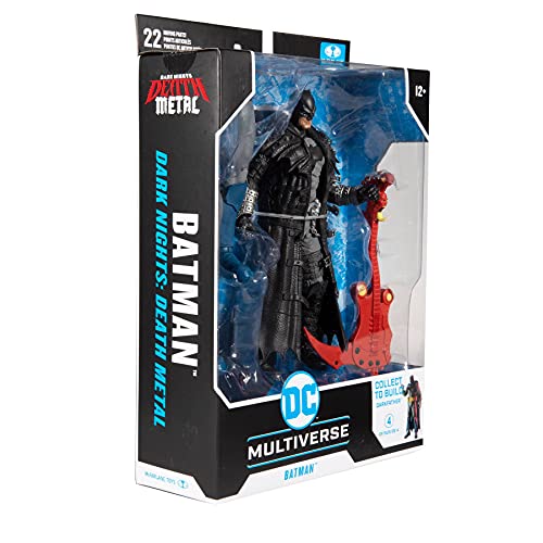 McFarlane Toys Batman art card back with biography