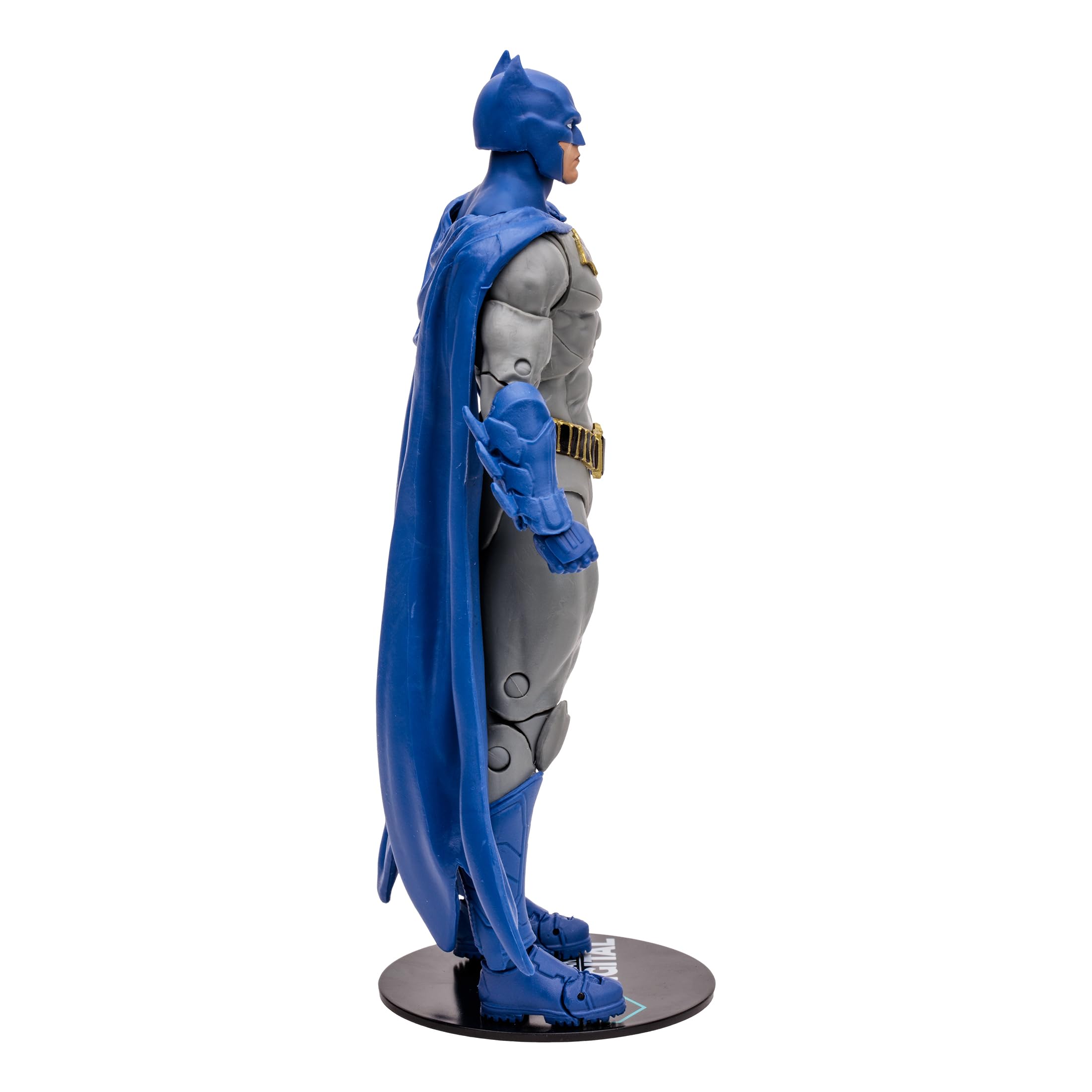 Collectible art card featuring Batman art and character features