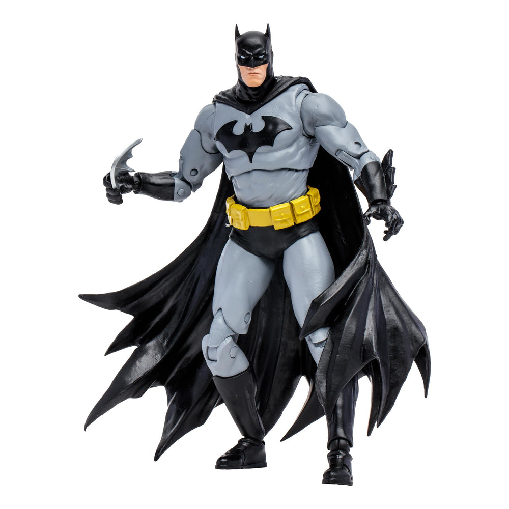 Batman Hush 7in figure side view reveals detailed sculpt and texture