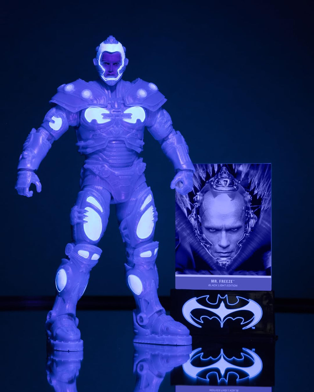 McFarlane Toys Batman and Robin Mr. Freeze pose 02 highlights icy detail for shelf display.