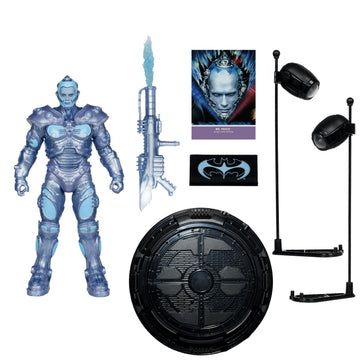 McFarlane Toys Batman and Robin Mr. Freeze metallic paint finish.