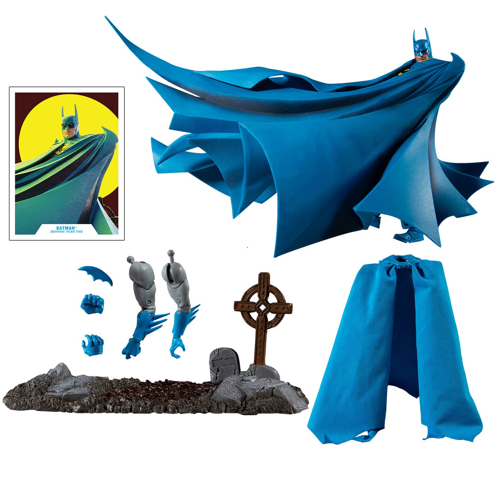McFarlane Toys Batman Year Two portrait with stylized cape