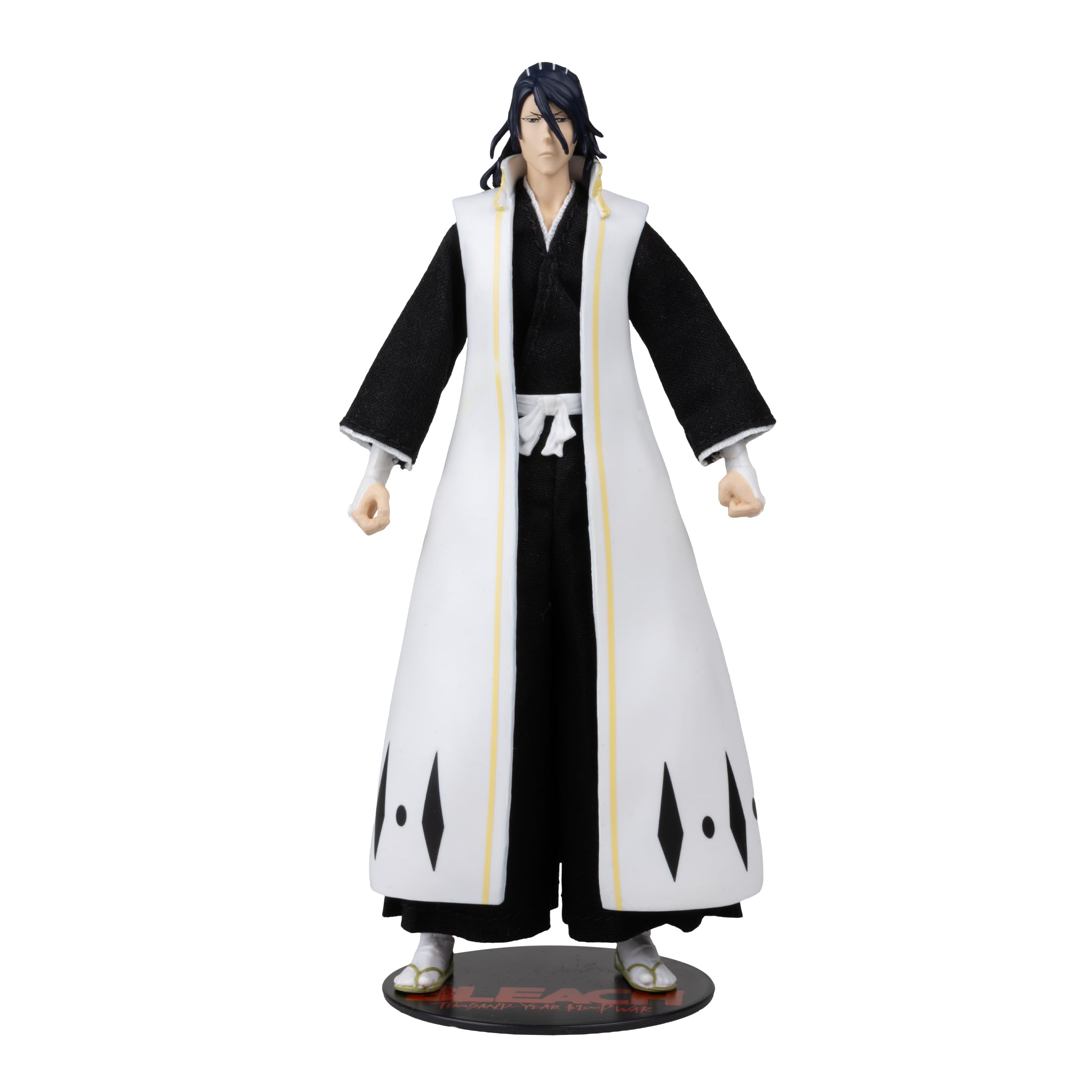 McFarlane Toys Byakuya Kuchiki 7in figure front view for dynamic posing and display.