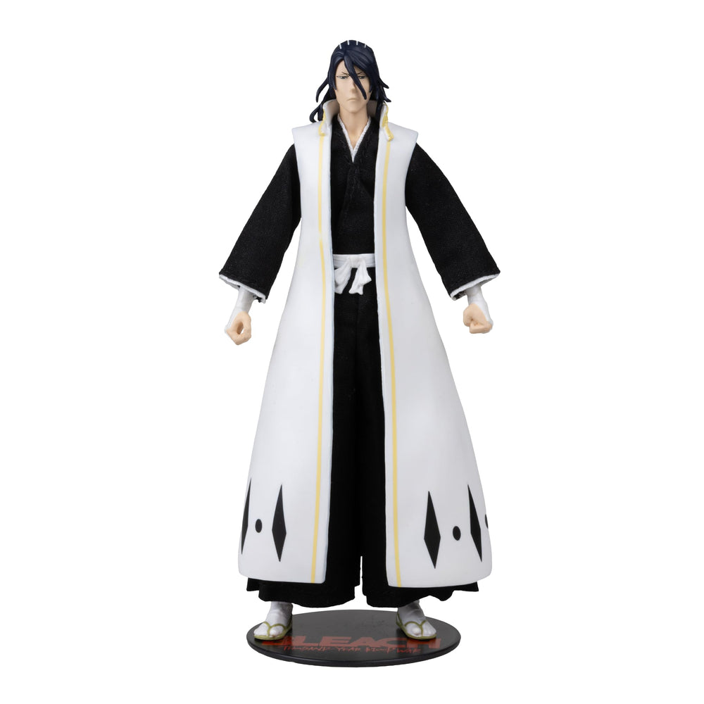 McFarlane Toys Byakuya Kuchiki 7in figure front view for dynamic posing and display.