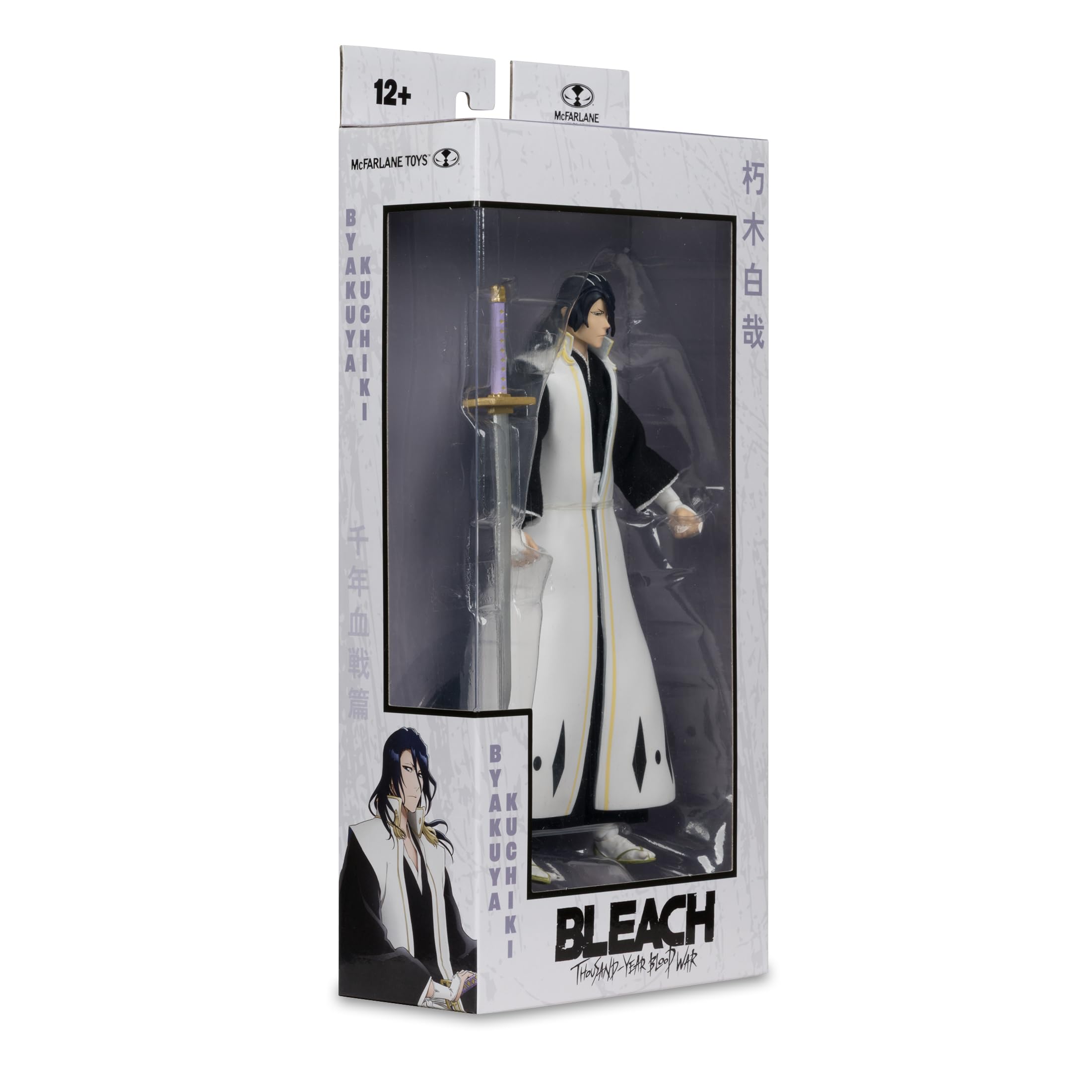 McFarlane Toys Bleach packaging art showcases premium figure presentation.