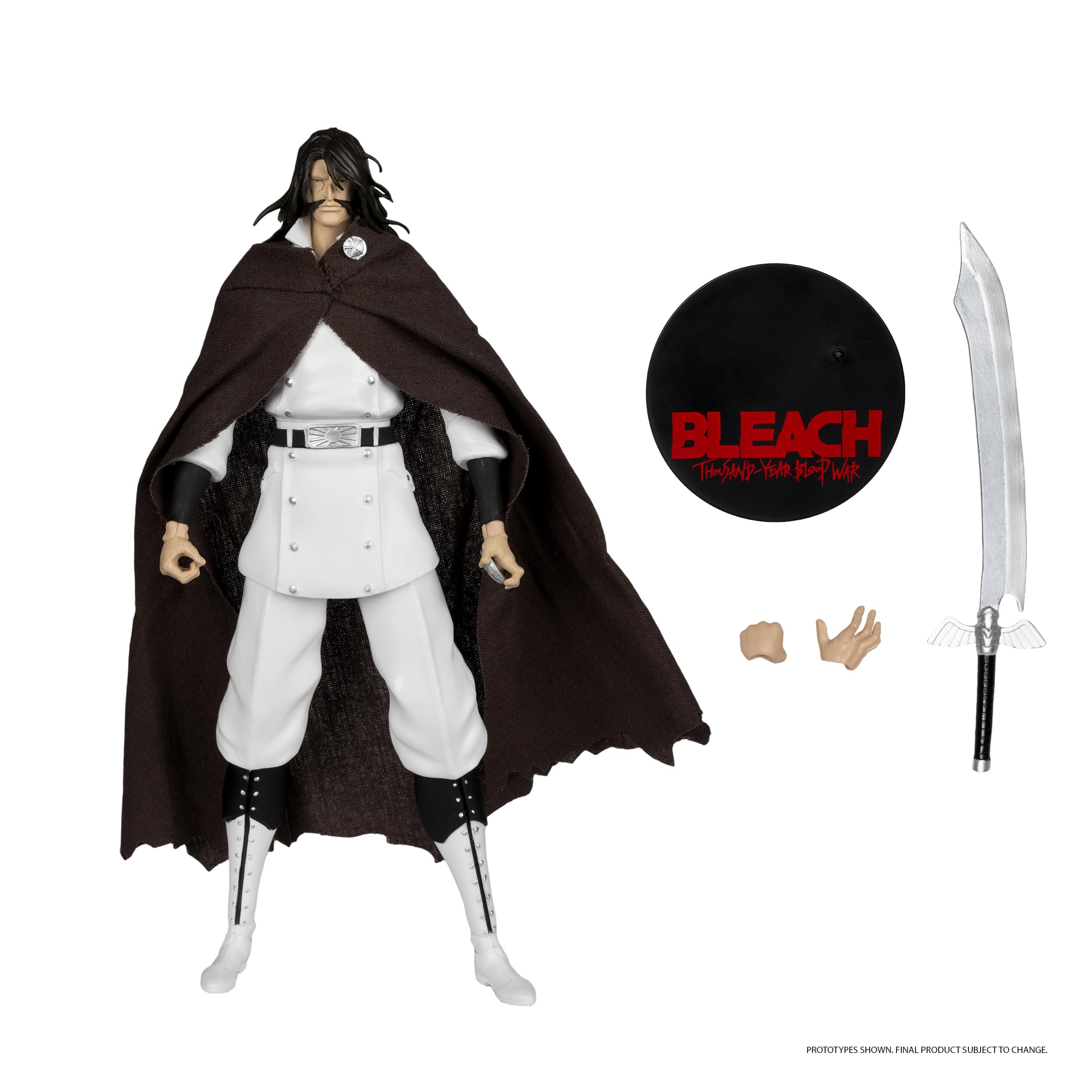Yhwach 7in figure side profile highlights armor details for display.