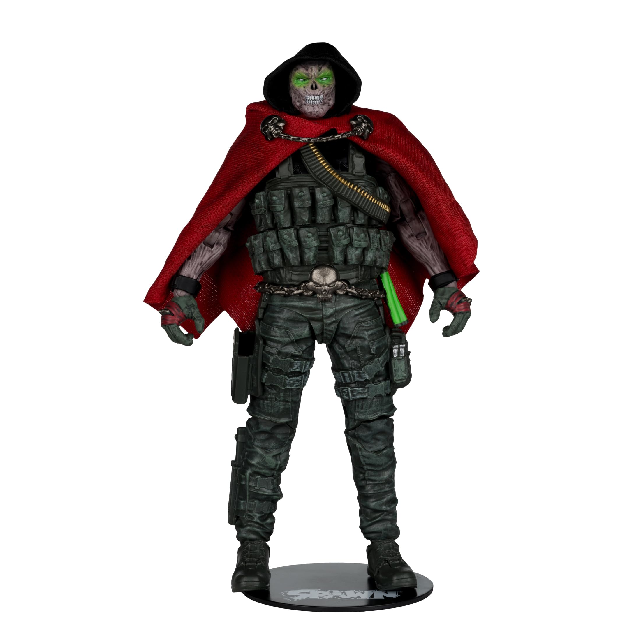 Collectible art card front featuring Burned Spawn character art