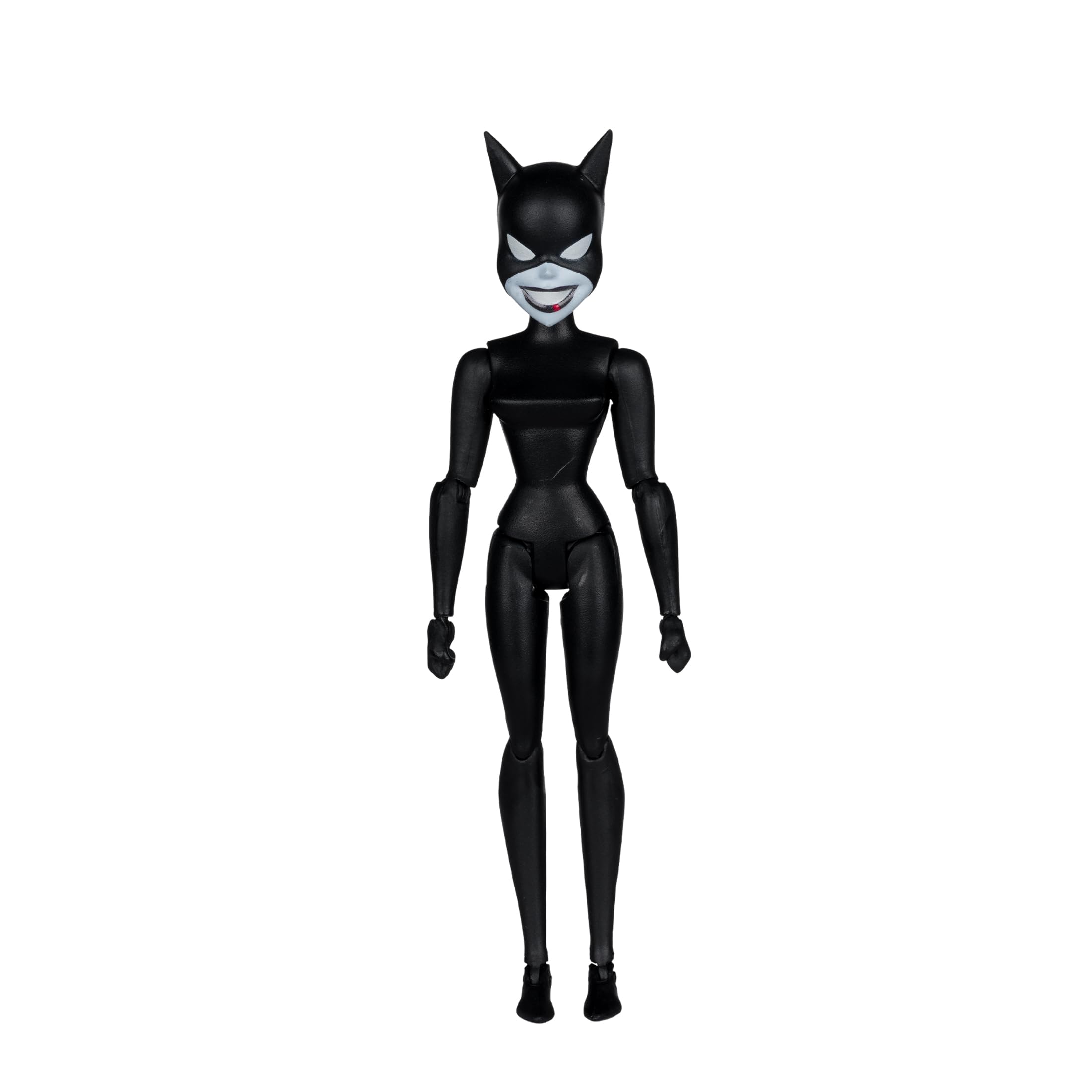 McFarlane Toys Catwoman 6in base display for a stable, shelf-ready showcase