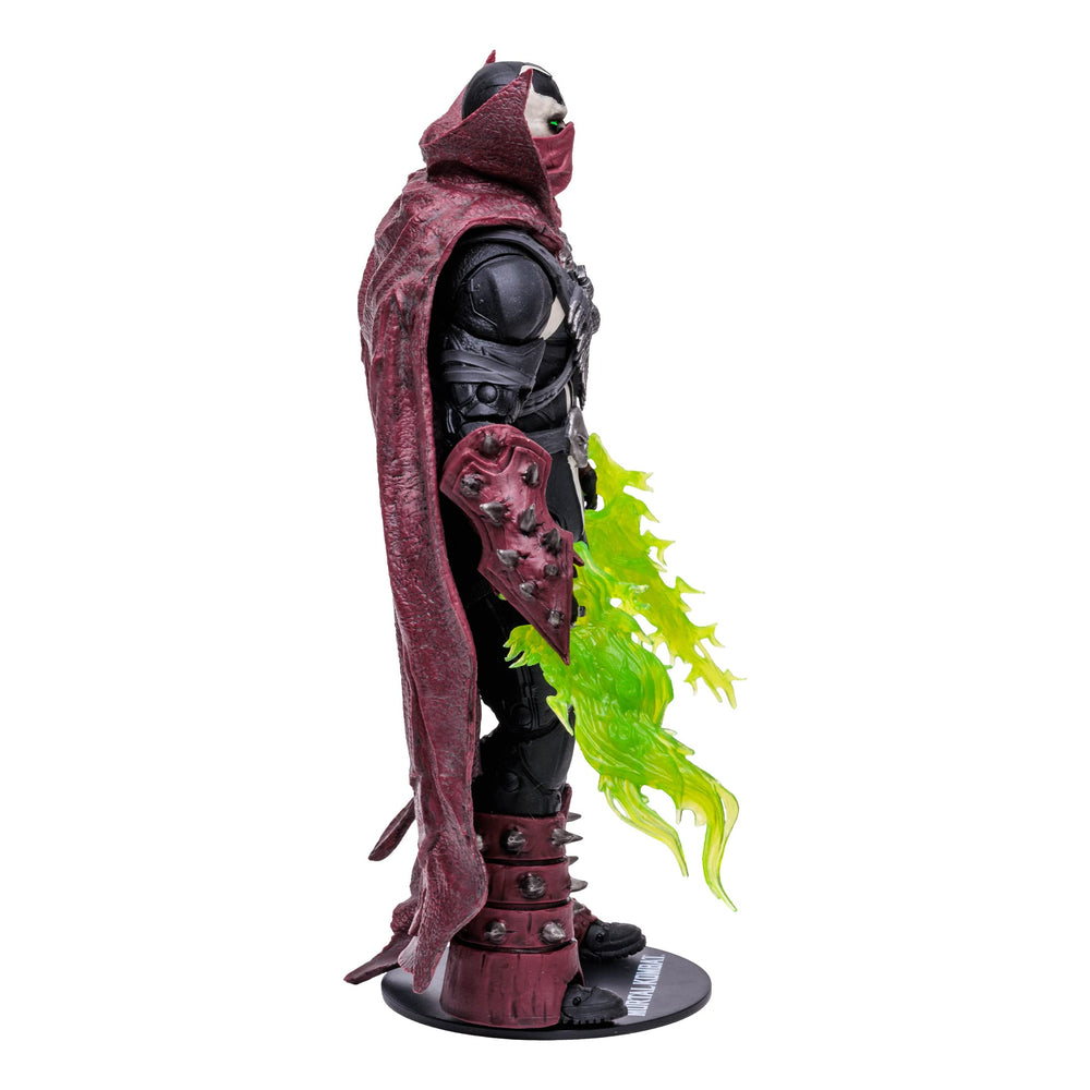 Base included with McFarlane Toys Commando Spawn ensures stable shelf display.