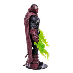 Base included with McFarlane Toys Commando Spawn ensures stable shelf display.