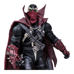 McFarlane Toys Commando Spawn includes necroplasm hellfire pieces for dramatic display.
