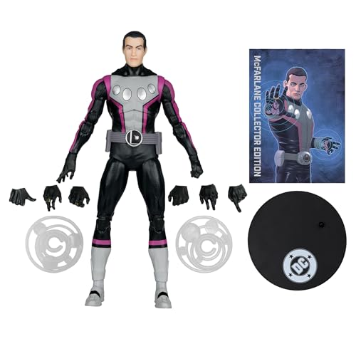 McFarlane Toys Cosmic Boy Final Crisis 7-inch back view showcasing poseability
