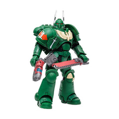 McFarlane Toys Dark Angel Intercessor 7in figure with detailed armor, ideal for display.