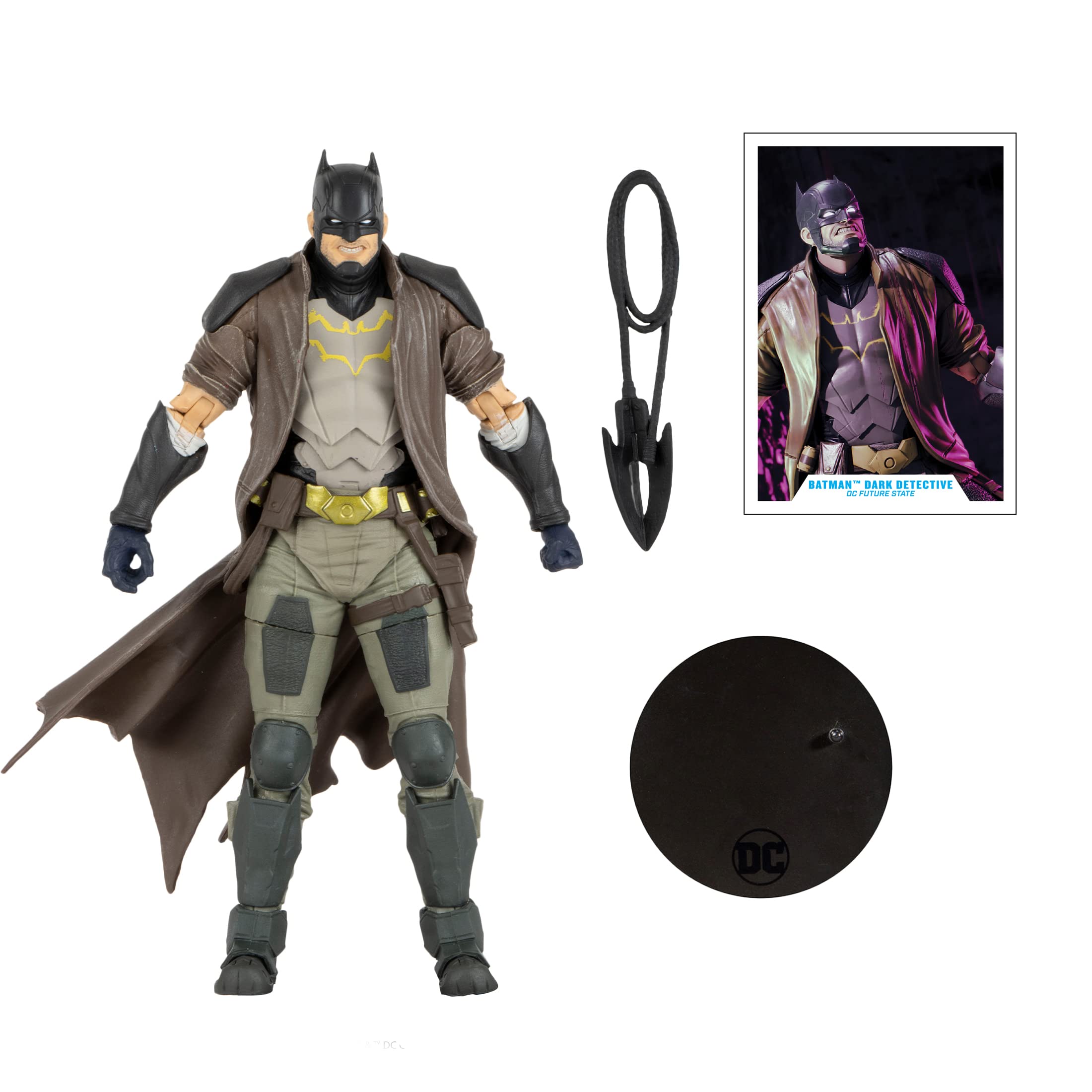 McFarlane Toys Dark Detective 22-point articulation for versatile posing