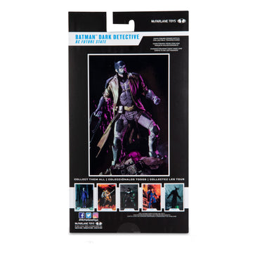 McFarlane Toys Dark Detective shoulder armor detail showing premium sculpt