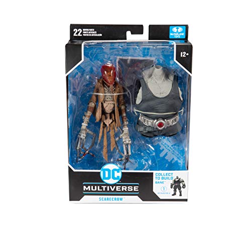 McFarlane Toys Scarecrow diorama-ready scene with grim Gotham mood.