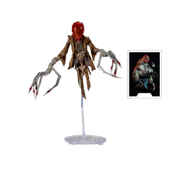 McFarlane Toys Scarecrow back view reveals cape and armor for dramatic display.