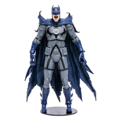 McFarlane Toys Batman Blackest Night figure with poseable cape for dynamic shelf displays.
