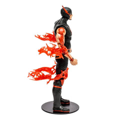 Collectible showcase of McFarlane Toys Barry Allen Speed Metal figure