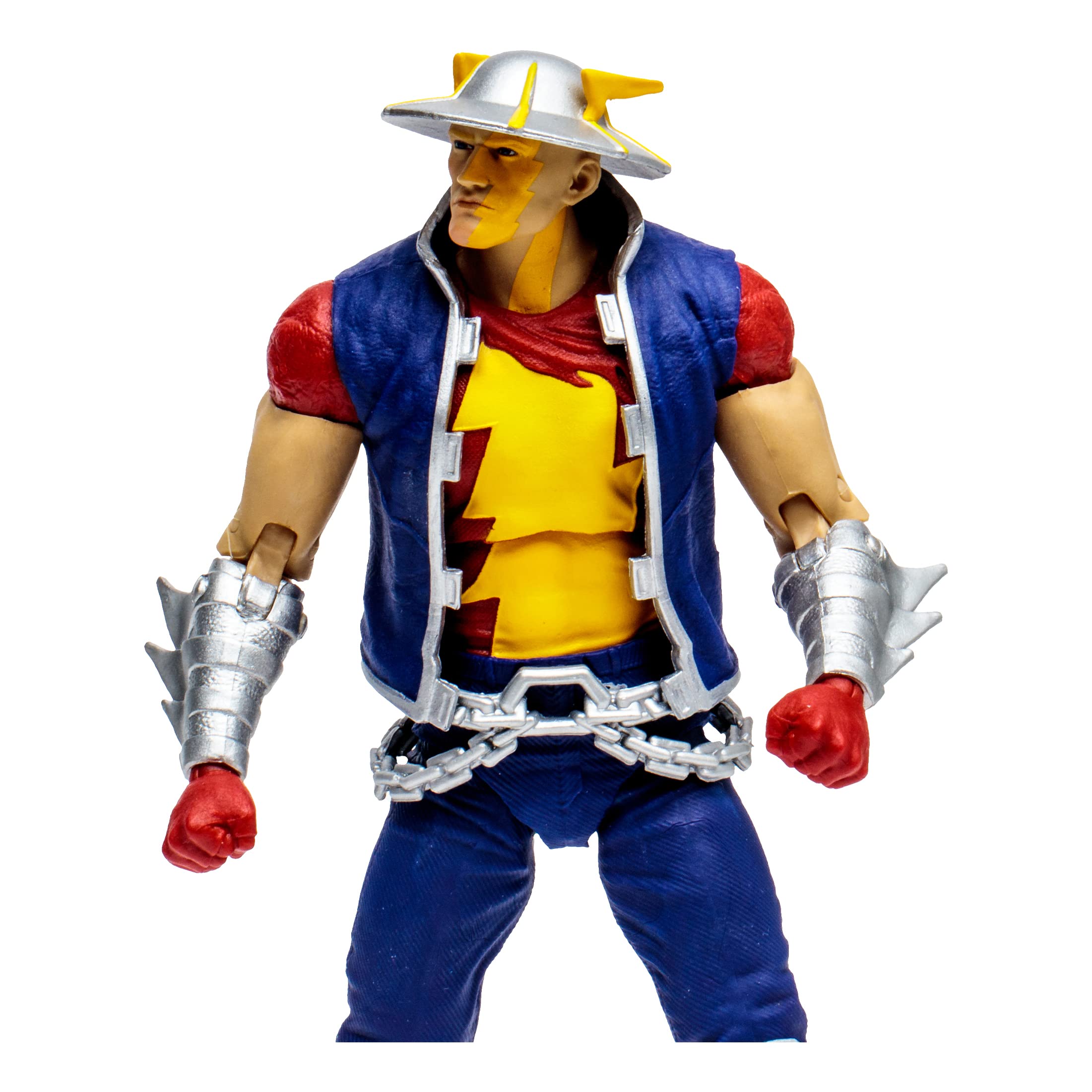 Jay Garrick with lightning effects for dynamic posing