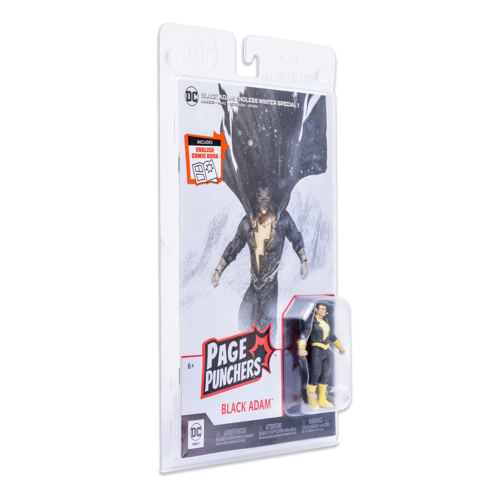 McFarlane Toys Black Adam Endless Winter figure ready for desk display.
