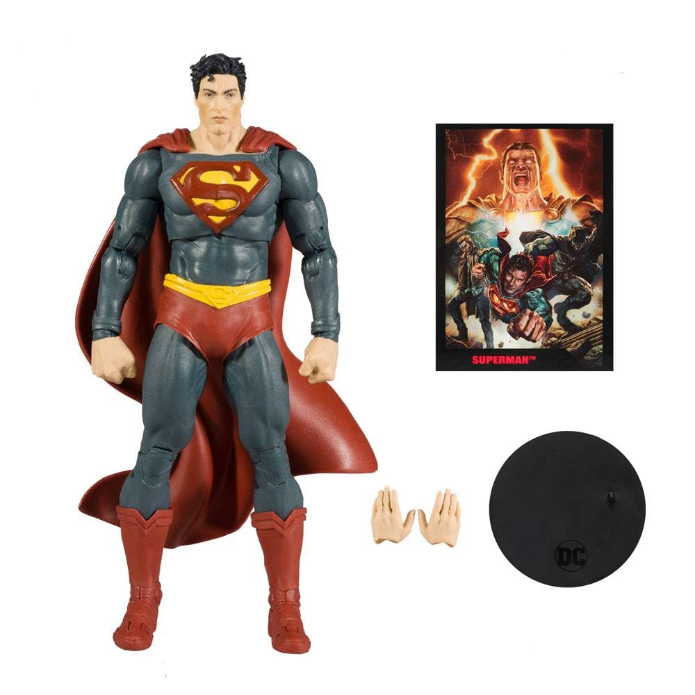 McFarlane Toys Superman collectible comic included for backstory