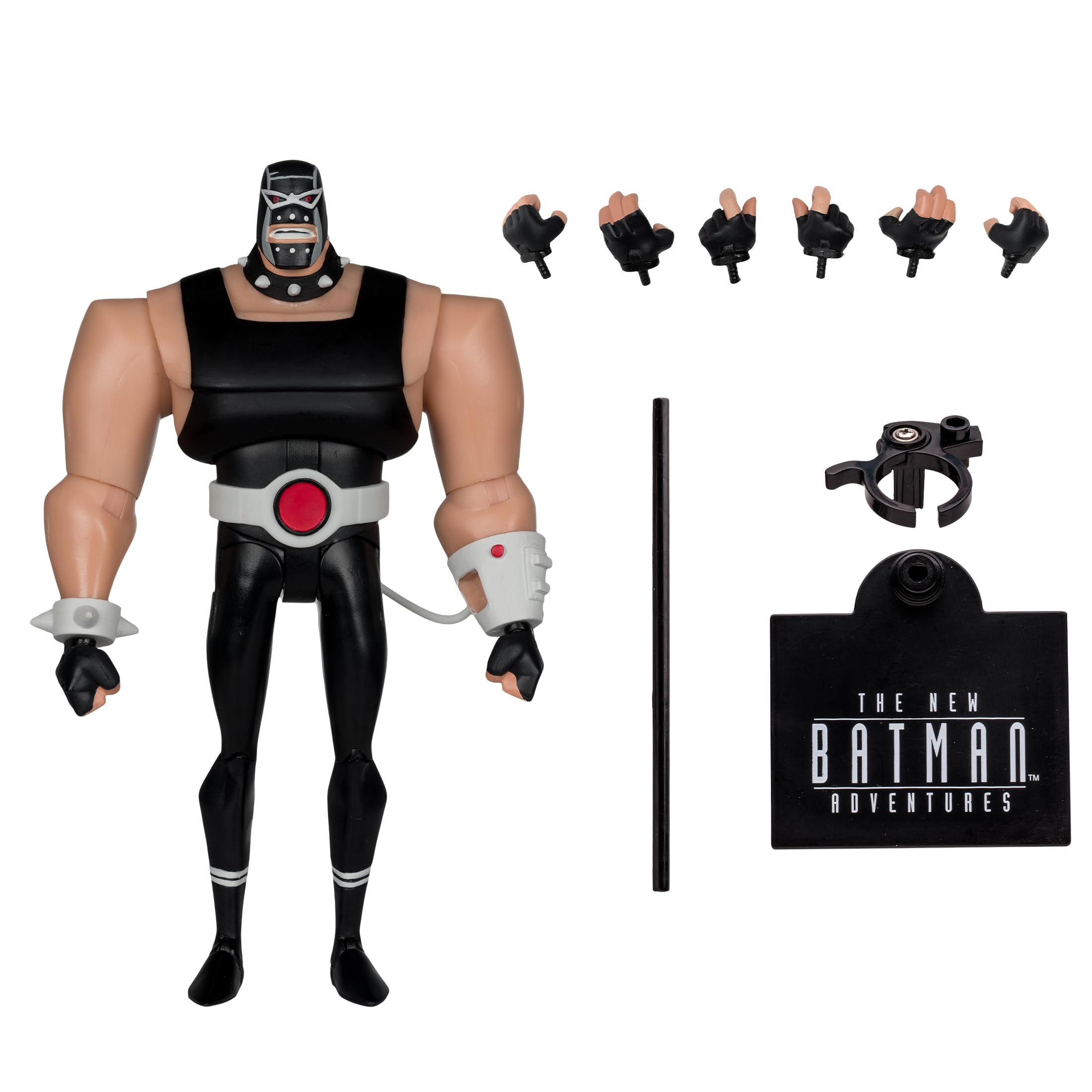 McFarlane Toys Bane 6-inch figure, close-up of detailed sculpting for collectors