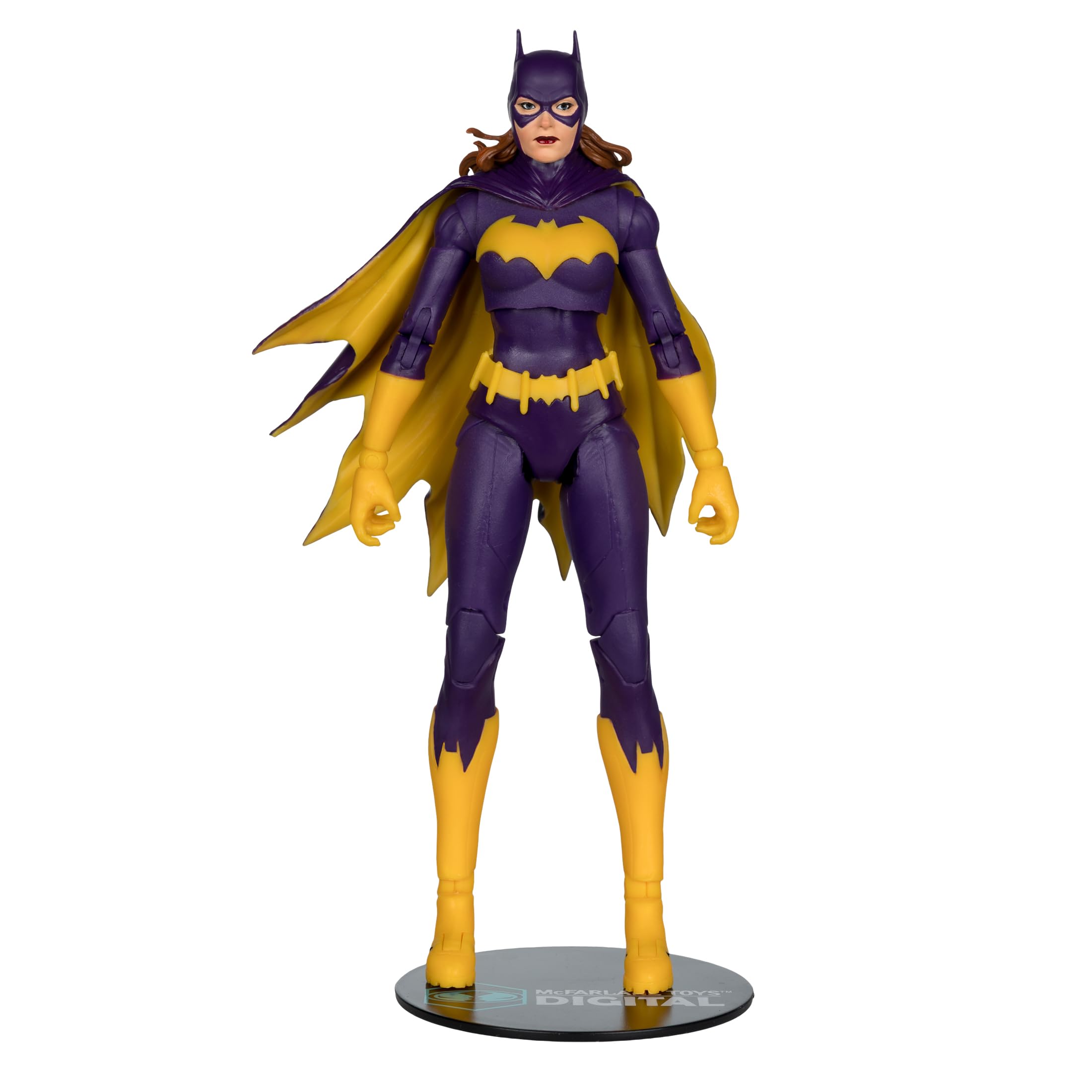 Art card back with Batgirl biography for backstory context