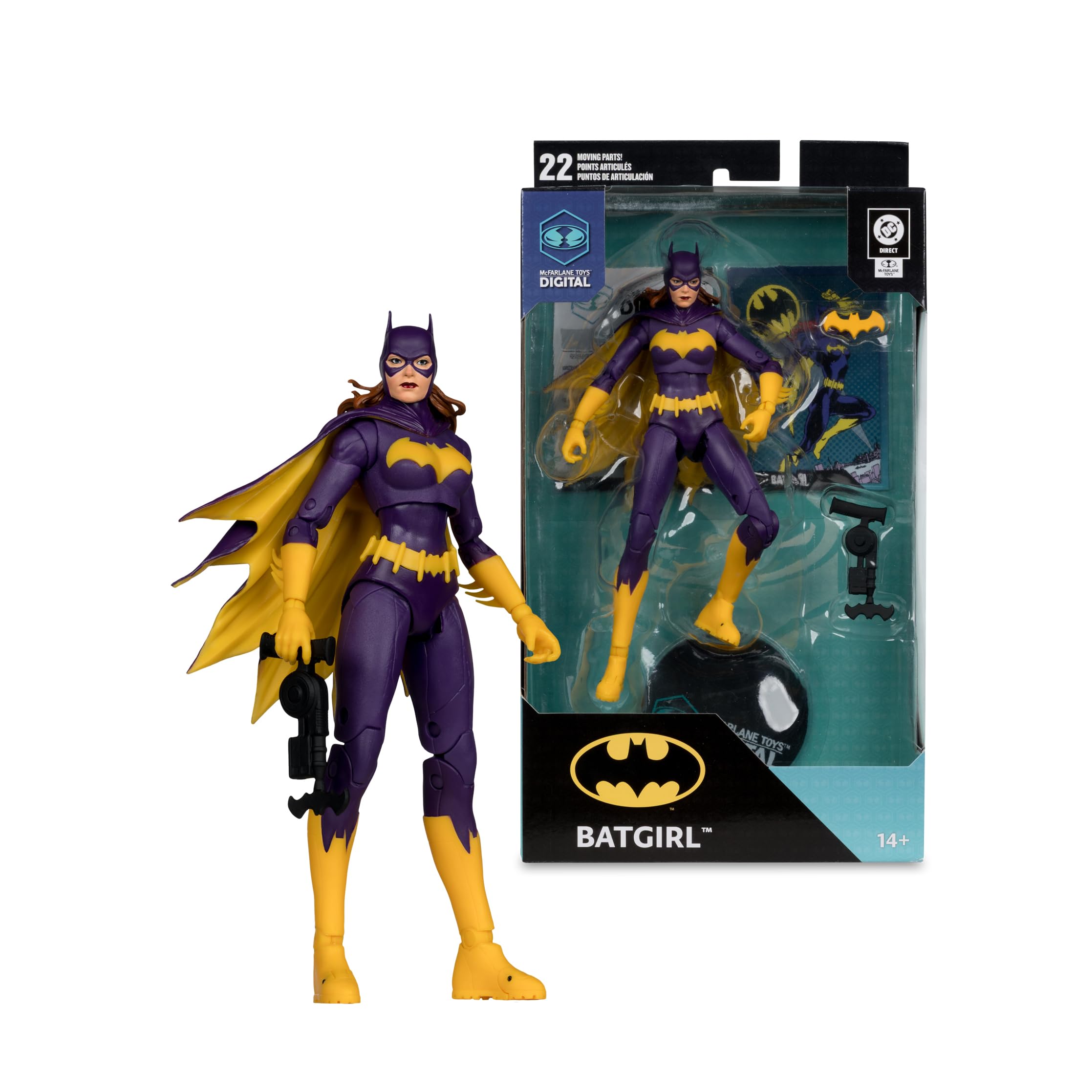 Collectible art card front featuring Batgirl artwork