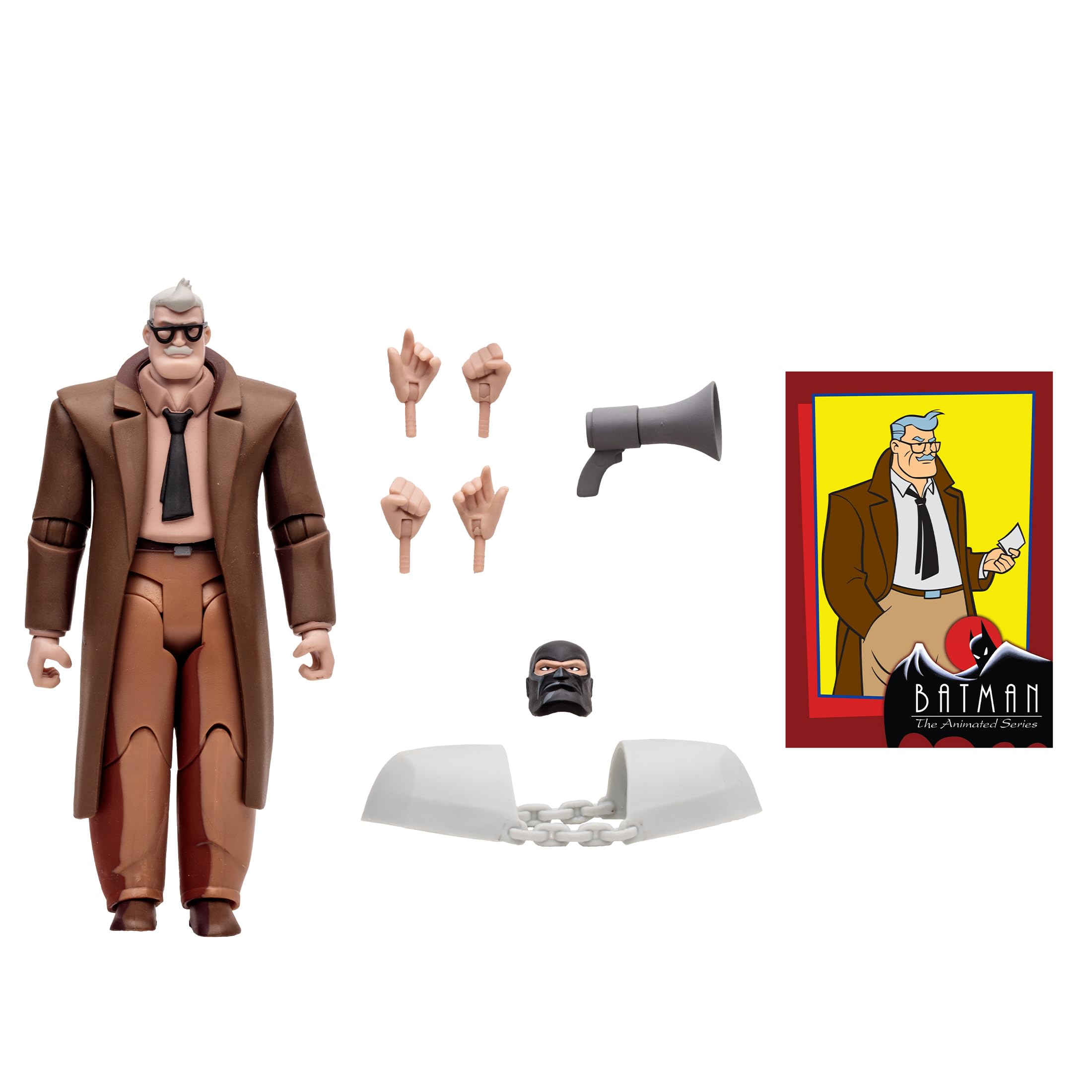 McFarlane Toys DC Direct Commissioner Gordon articulation enables versatile poses.