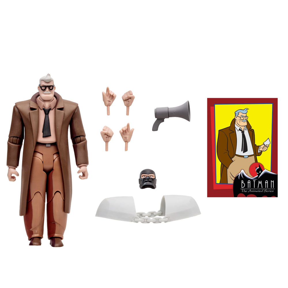 McFarlane Toys DC Direct Commissioner Gordon articulation enables versatile poses.