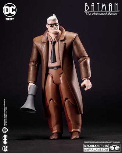 McFarlane Toys DC Direct Commissioner Gordon hero shot for photos.