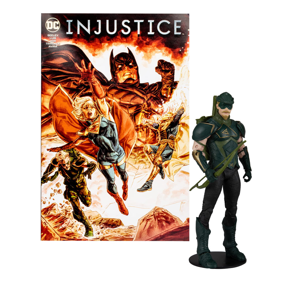 McFarlane Toys Green Arrow 7-inch figure ready for display and posing.