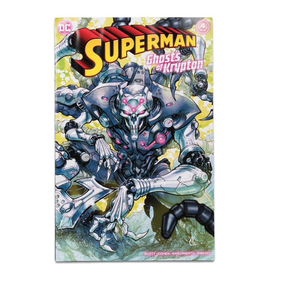 Front art card features exclusive Superman Ghosts of Krypton artwork for collectors.