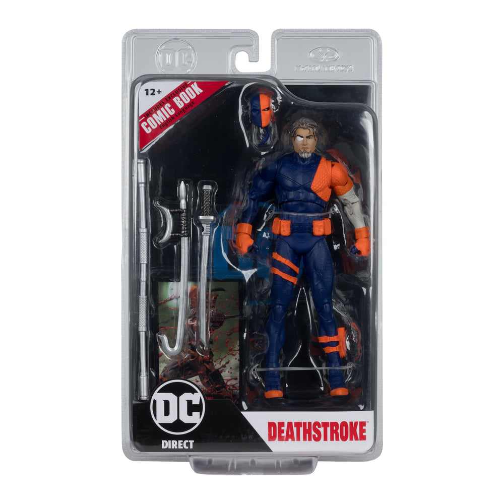 McFarlane Deathstroke English reprint comic book adds nostalgic reading
