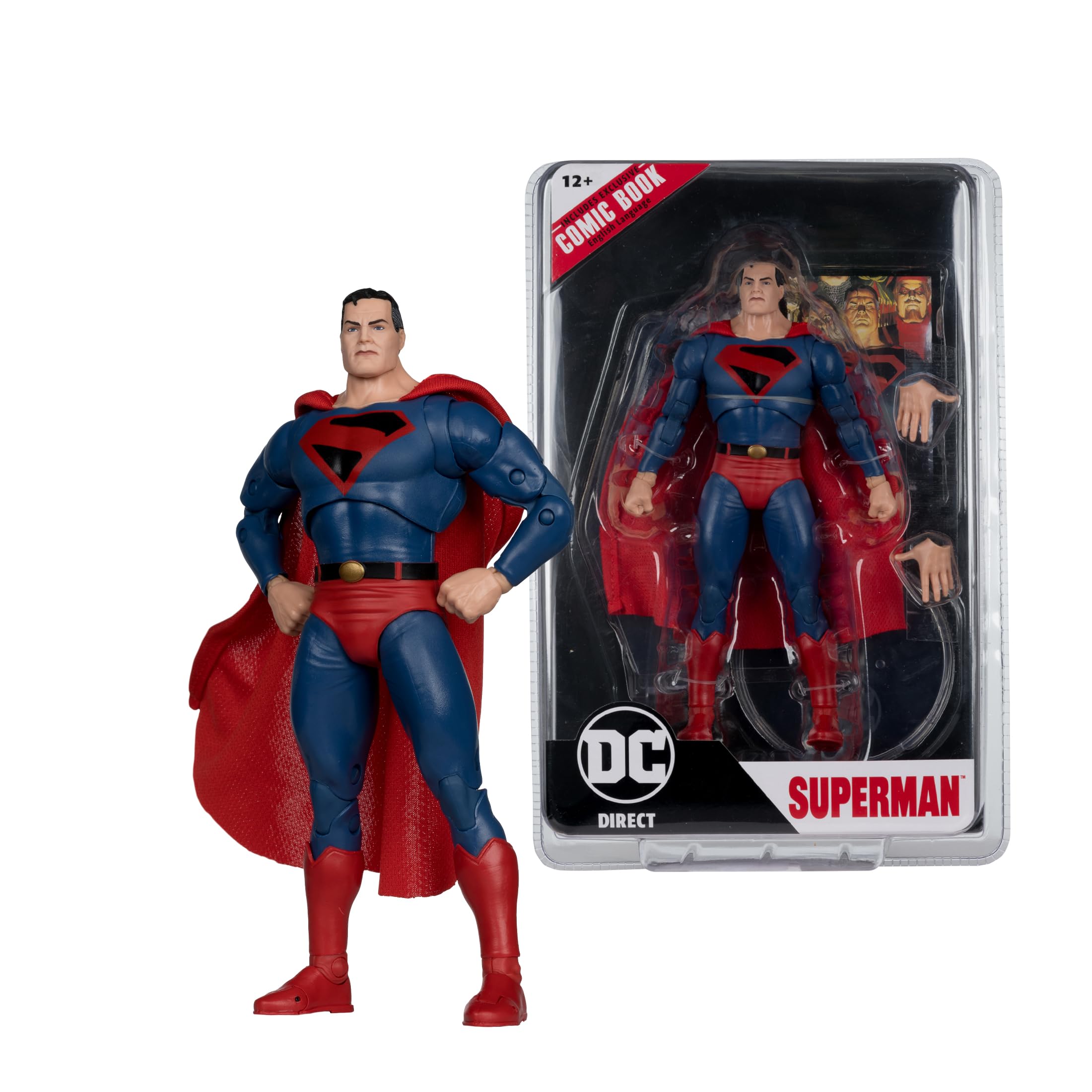 McFarlane Toys DC Direct Page Punchers English comic included with figure.