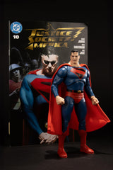 McFarlane Toys Kingdom Come Superman figure articulation enables dynamic posing and photography.