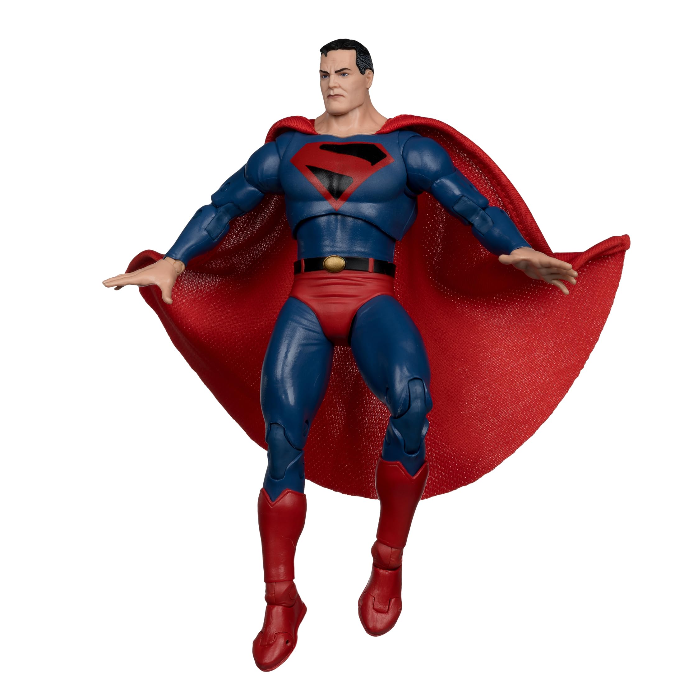 McFarlane Toys DC Direct Page Punchers Kingdom Come Superman figure front view for display.