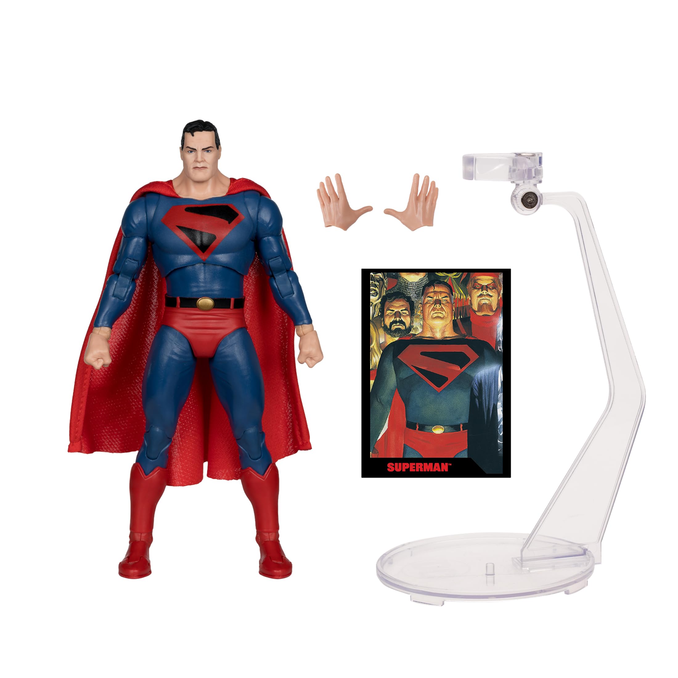 McFarlane Toys Kingdom Come Superman figure in action-ready pose for dioramas.