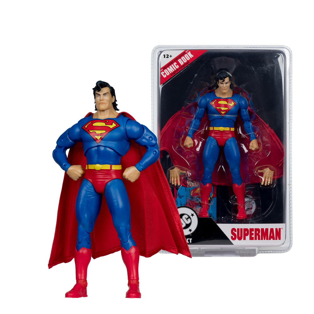 McFarlane Toys DC Direct Page Punchers Superman Zero Hour figure biography back detail
