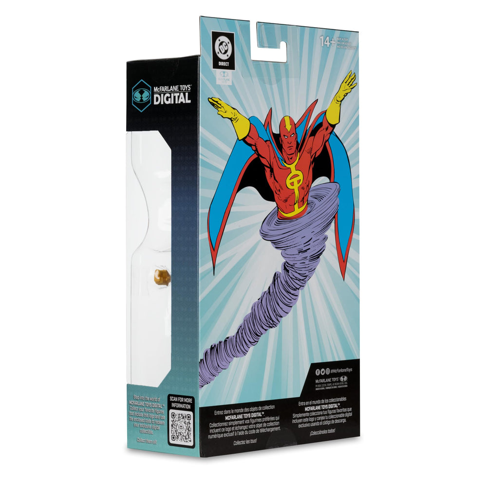Red Tornado packaging image for McFarlane Toys DC Direct