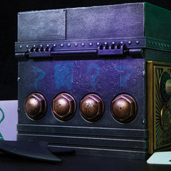 The Riddler Puzzle Box includes four Batman-themed puzzles for fan engagement.