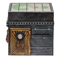 McFarlane Toys Riddler Puzzle Box nightwing-nod detail for collectors.