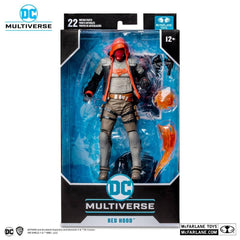 McFarlane Toys Red Hood action slash clip-on expands play options.