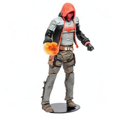 McFarlane Toys Red Hood collectible card with artwork and biography.