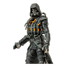 McFarlane Toys Scarecrow Arkham Knight look shown in action pose.