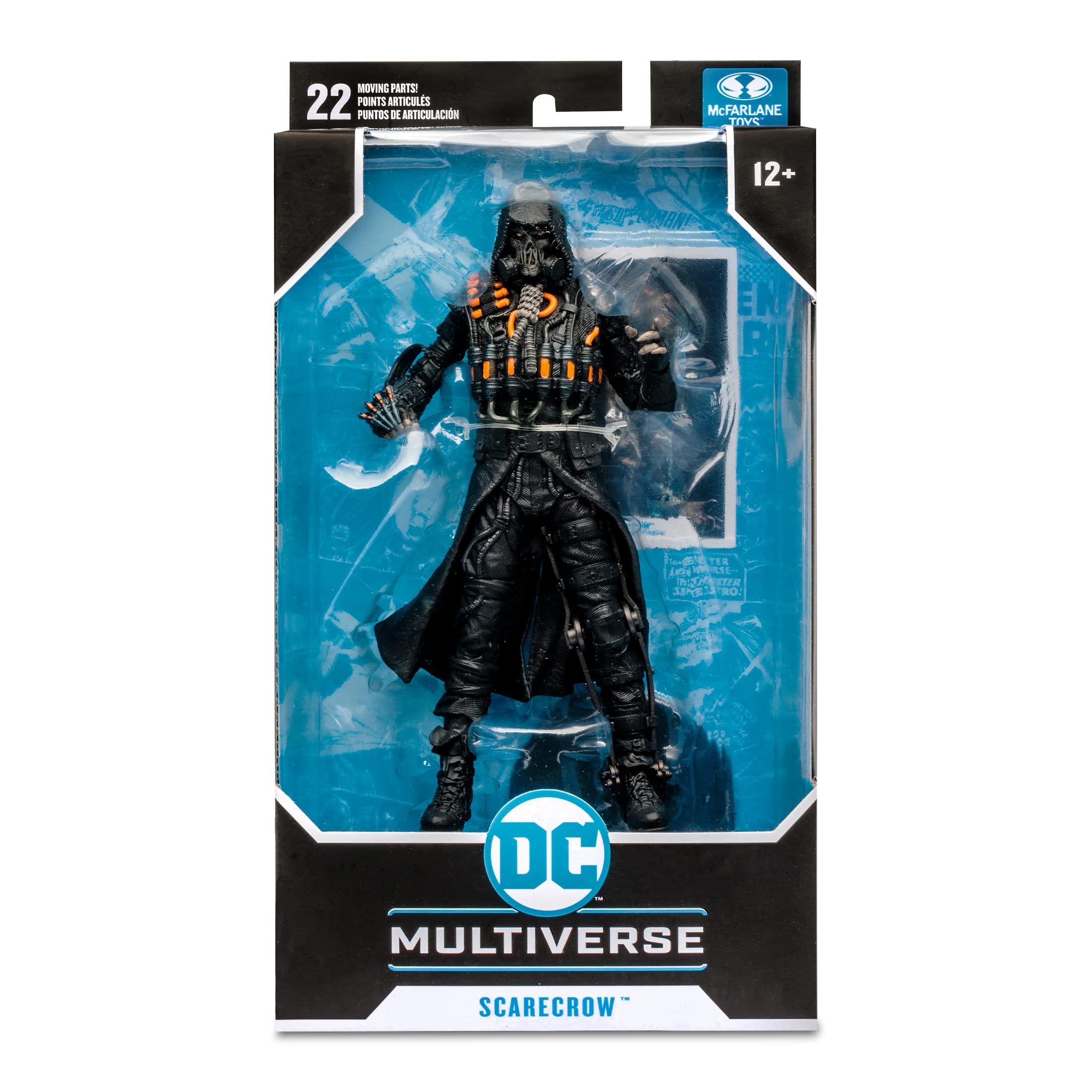 McFarlane Toys Scarecrow packaging image for unboxing anticipation.