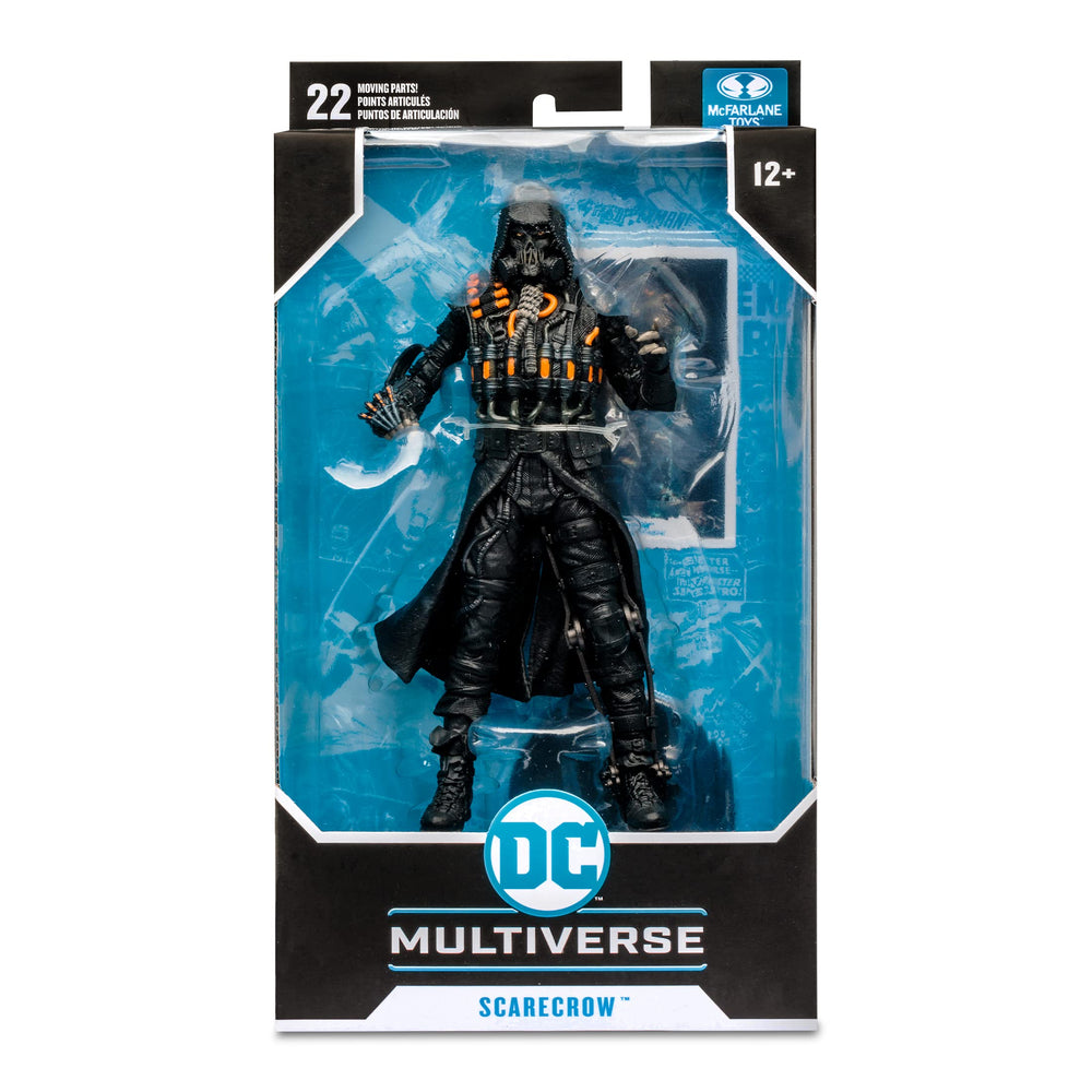McFarlane Toys Scarecrow packaging image for unboxing anticipation.