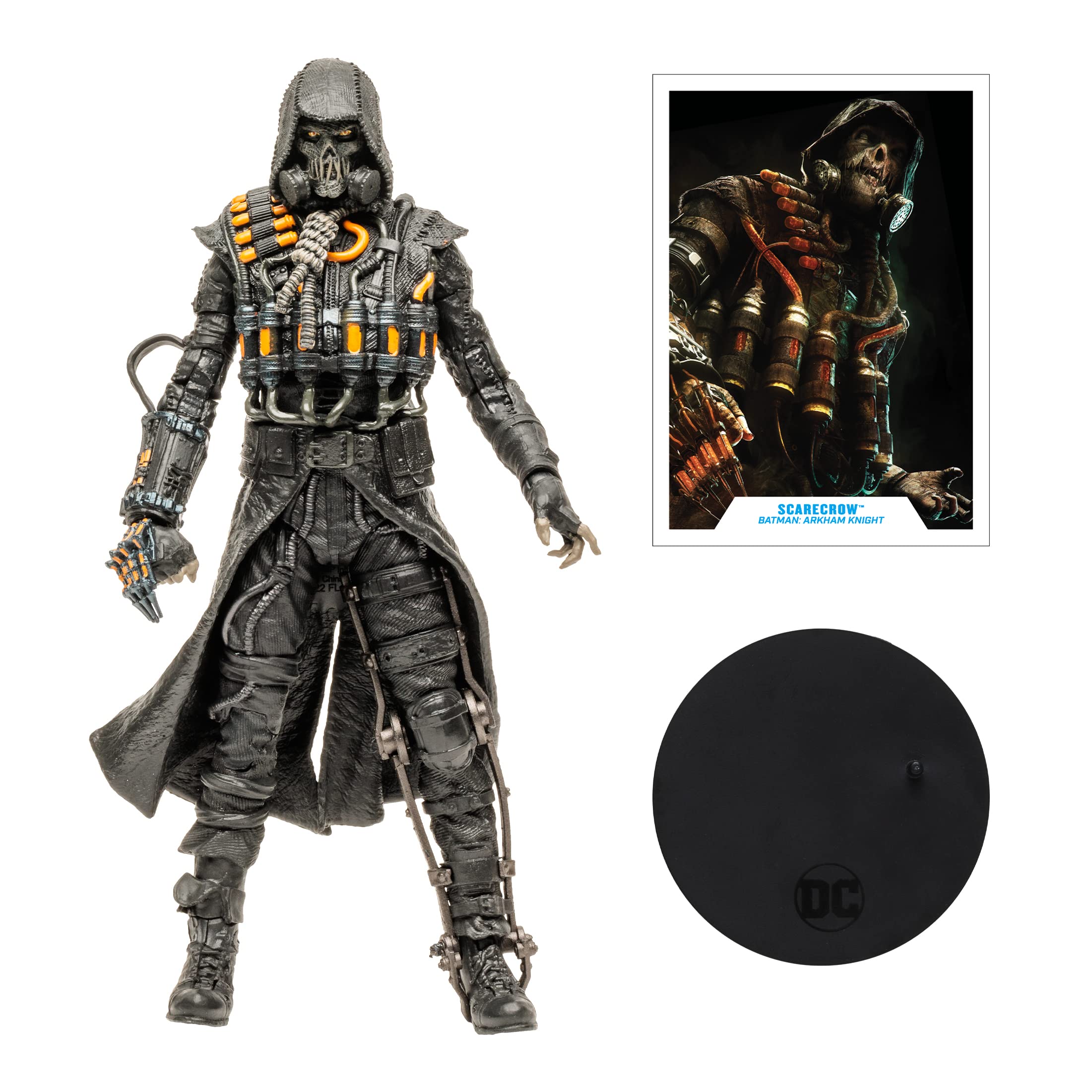 McFarlane Toys Scarecrow figure on base for stable posing display.