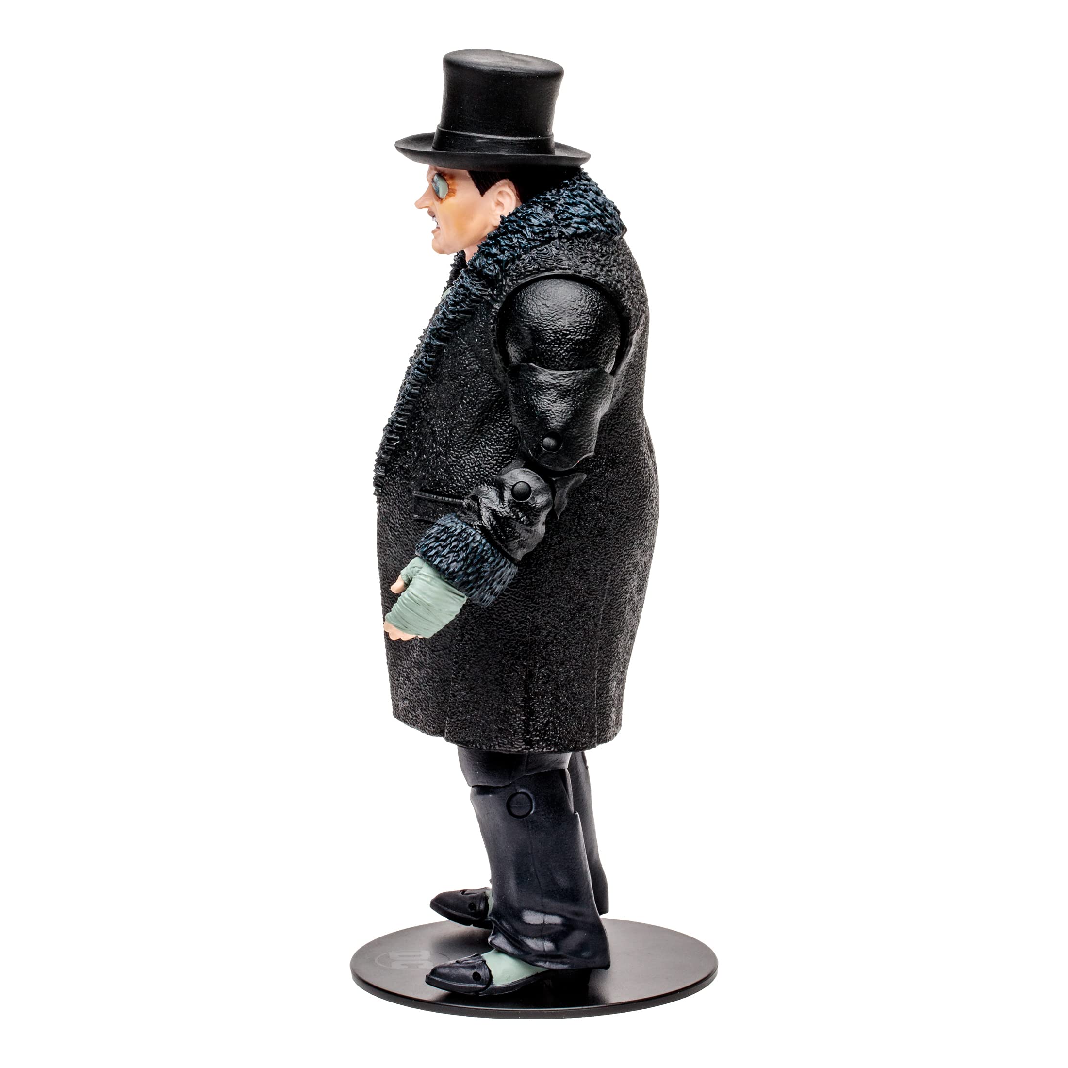 McFarlane The Penguin Arkham City outfit figure ready for dynamic posing.